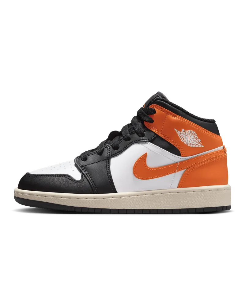 Jordan Air  1 Mid Schuh für ältere Kinder - Orange Orange