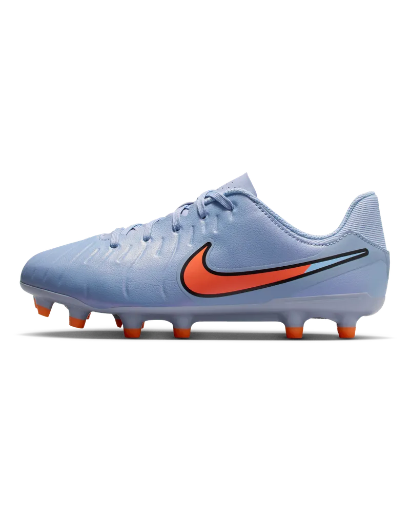 Nike Jr. Tiempo Legend 10 Academy Low Top Fußballschuh für verschiedene Böden für jüngere/ältere Kinder - Blau Blau