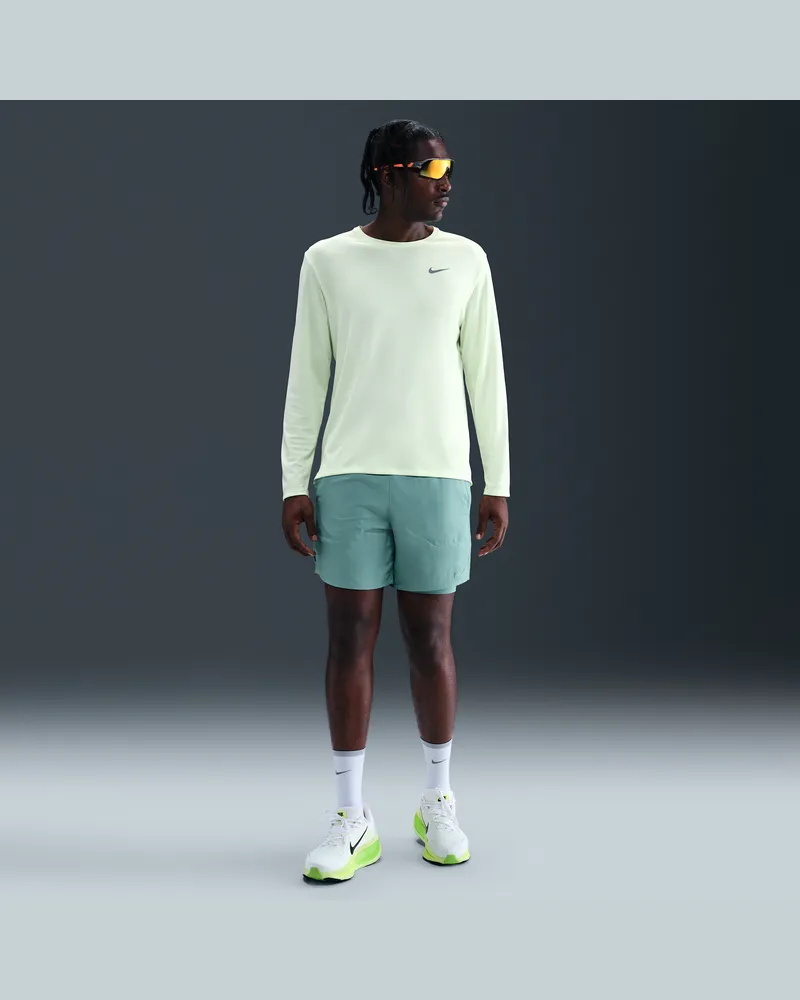 Nike Stride Dri-FIT 2-in-1-Laufshorts für Herren (ca. 18 cm) - Grün Grün