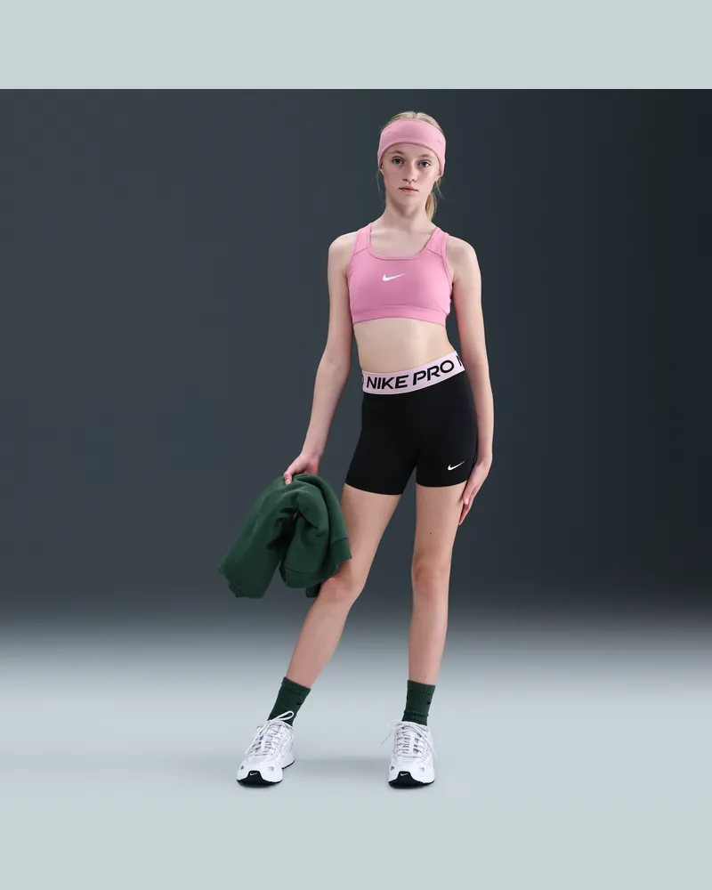 Nike Pro Shorts (Mädchen) - Schwarz Schwarz