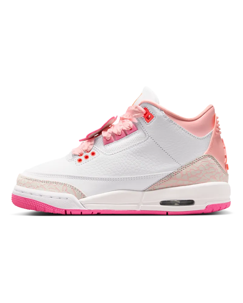 Jordan Air  3 Retro Schuh (ältere Kinder) - Pink Pink