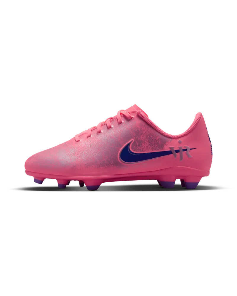 Nike Jr. Mercurial Vapor 16 Club „Vini Jr.“ Low Top Fußballschuh für verschiedene Böden für ältere Kinder - Pink Pink