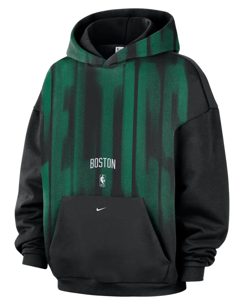 Nike Boston Celtics  Standard Issue Basketball-Hoodie aus Fleece (Herren) - Schwarz Schwarz