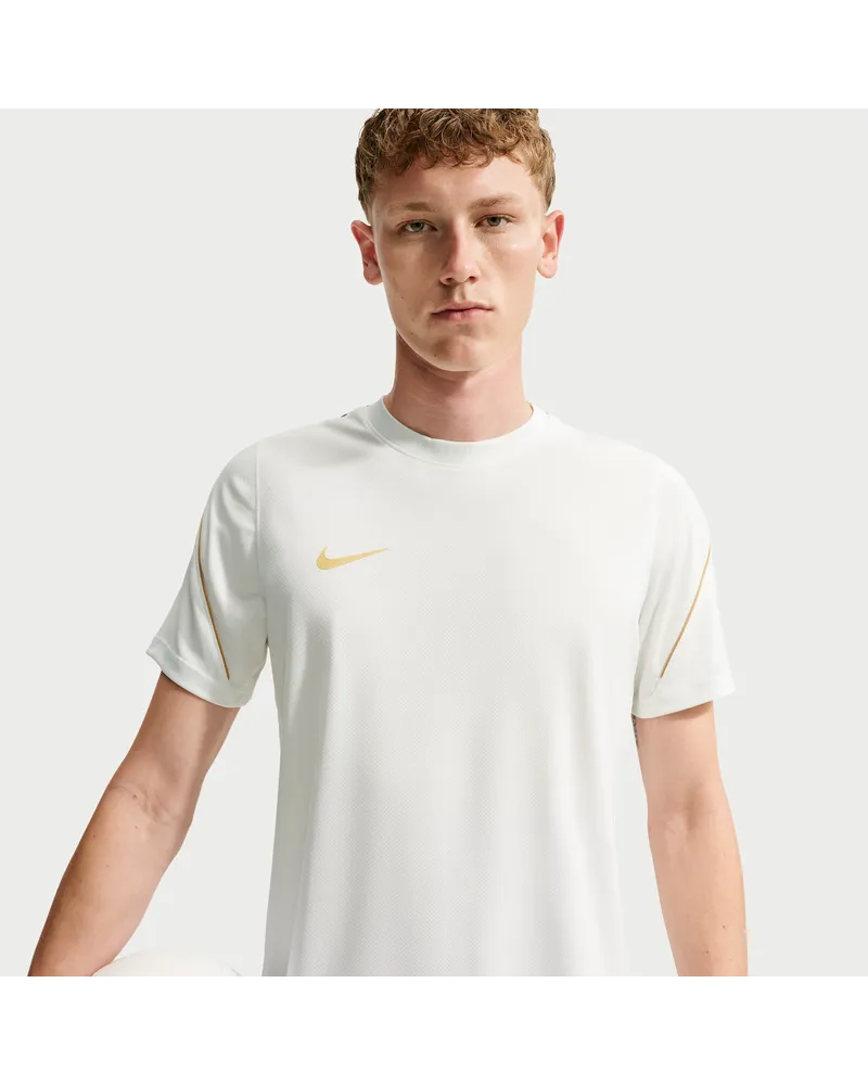 Nike Strike Dri-FIT Kurzarm-Fußballoberteil für Herren - Weiß Weiß