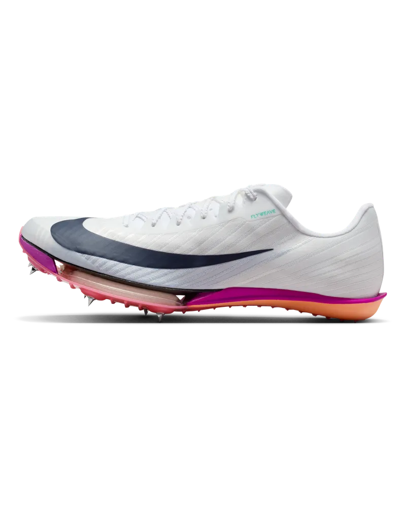 Nike Maxfly 2 Leichtathletik-Sprint-Spikes - Weiß Weiß