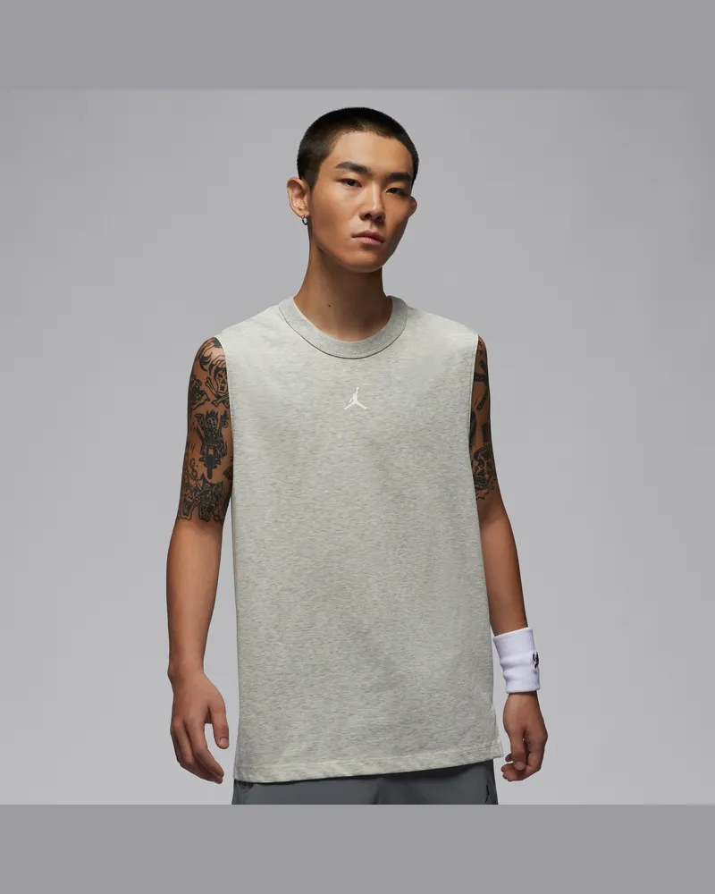 Jordan Sport ärmelloses Dri-FIT-Oberteil für Herren - Grau Grau