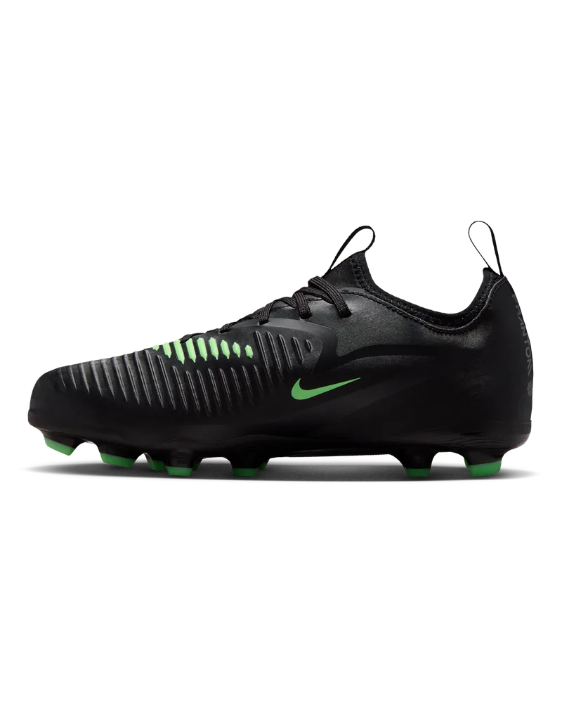 Nike Jr. Phantom 6 Low Academy Fußballschuh für verschiedene Böden (ältere Kinder) - Schwarz Schwarz
