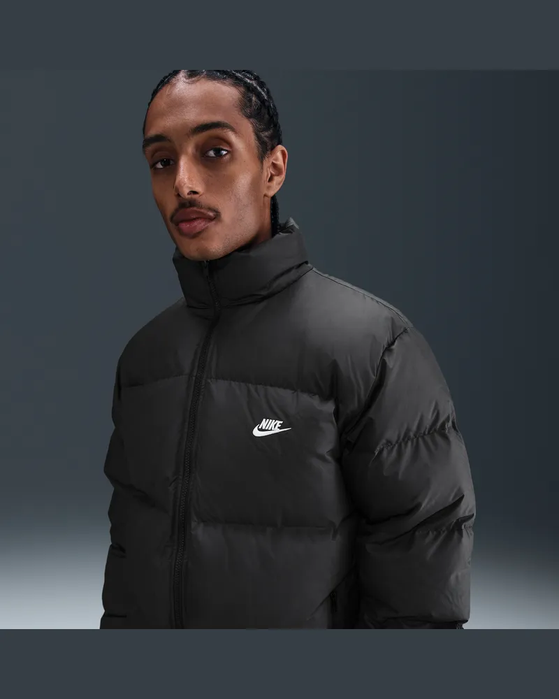 Nike Sportswear Club Therma-FIT Puffer-Jacke (Herren) - Schwarz Schwarz