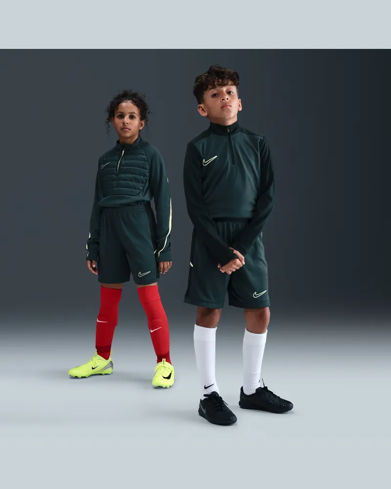 Nike Academy Dri-FIT Fußball-Shorts (ca. 18 cm; ältere Kinder) - Grün Grün