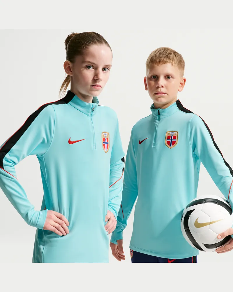 Nike Norwegen Strike  Dri-FIT Fußball-Drill-Oberteil für ältere Kinder - Blau Blau