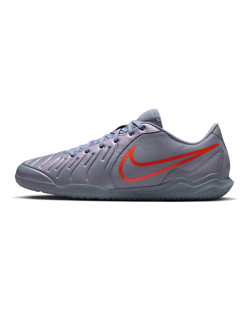 Nike Tiempo Legend 10 Club Low Top Fußballschuh für Hallen- und Hartplätze - Blau Blau