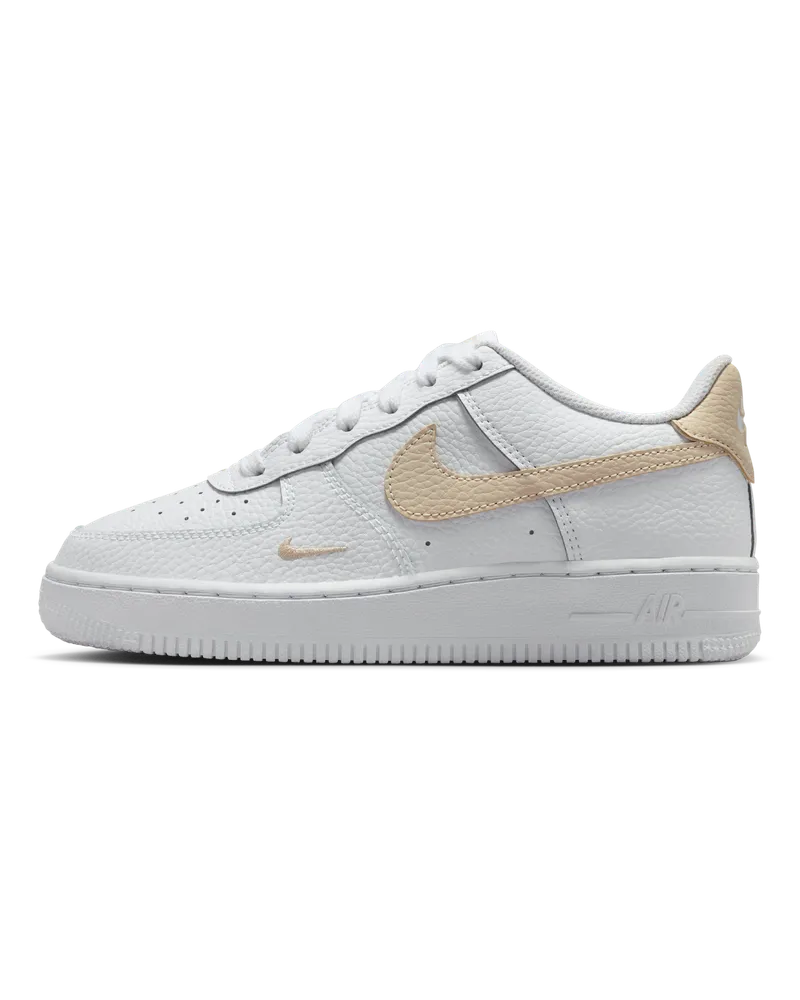 Nike Air Force 1 Schuh (ältere Kinder) - Weiß Weiß