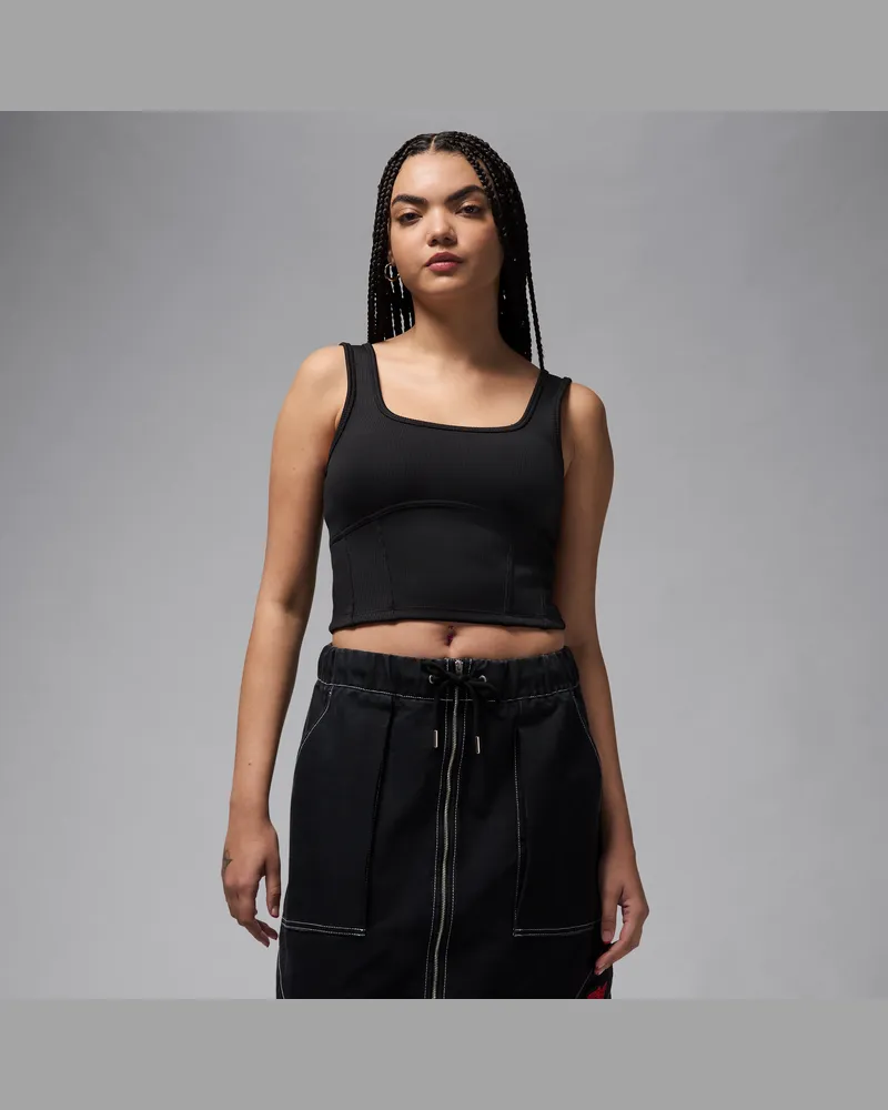 Jordan Crop-Tanktop (Damen) - Schwarz Schwarz