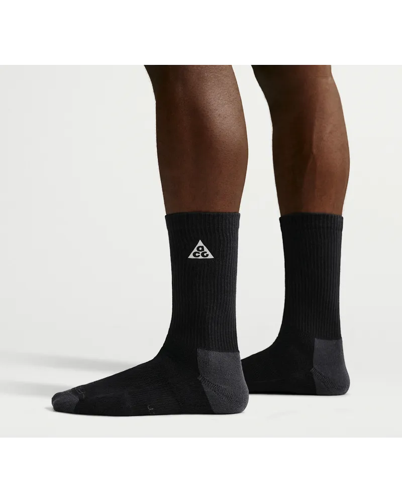 Nike ACG Everyday Elevated Crew-Socken (1 Paar) - Schwarz Schwarz