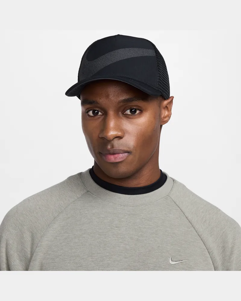 Nike Rise Dri-FIT Trucker-Cap - Schwarz Schwarz