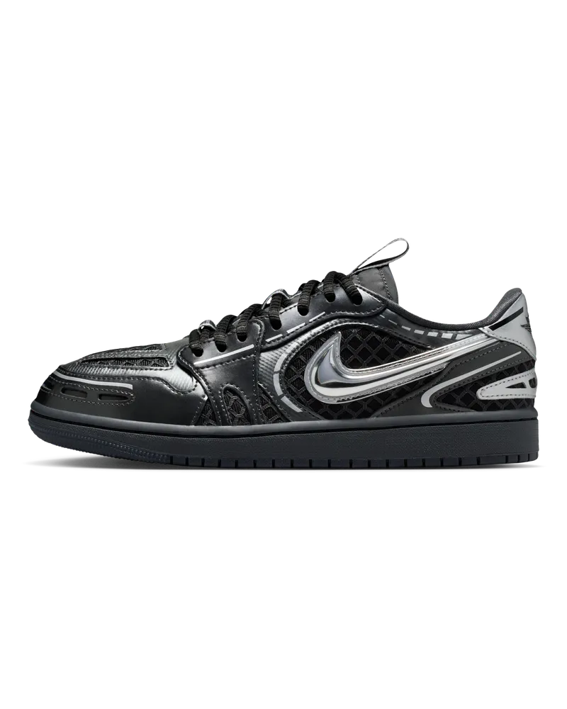 Jordan Air  1 Low Method of Make Schuh (Damen) - Schwarz Schwarz