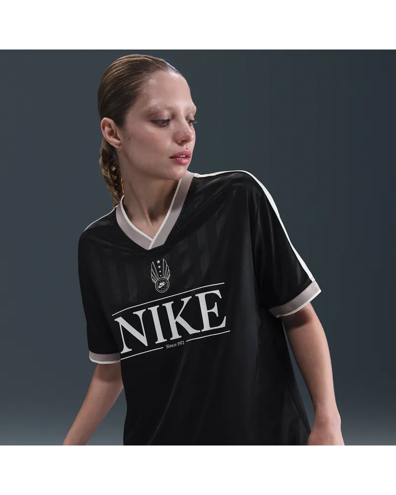 Nike Trikot mit V-Ausschnitt (Damen) - Schwarz Schwarz
