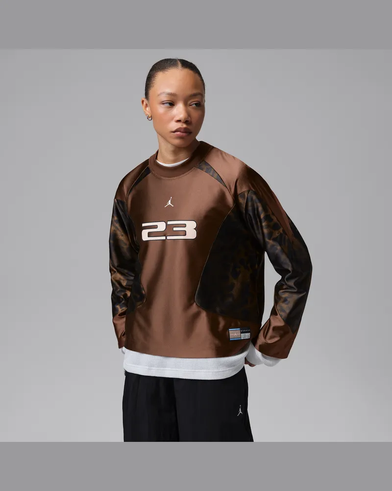 Jordan Brooklyn Longsleeve-Trikot (Damen) - Braun Braun