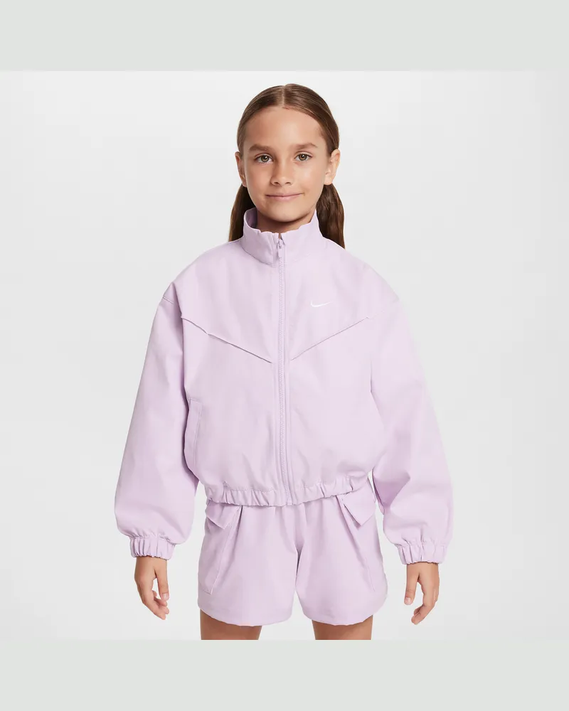 Nike Sportswear leichte Oversized-Jacke (Mädchen) - Lila Lila