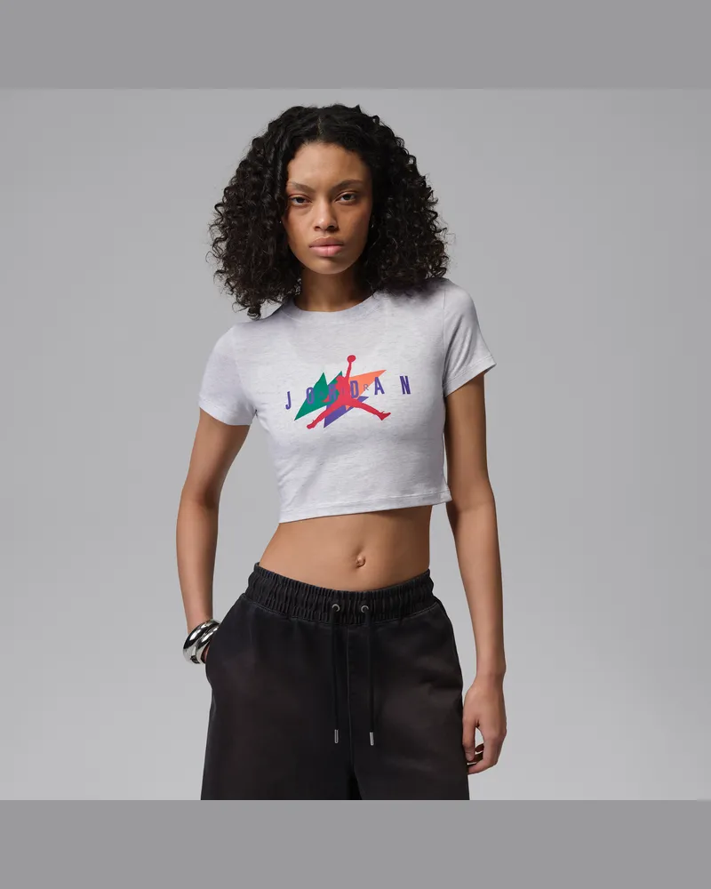 Jordan Flight T-Shirt mit Grafik für Damen - Braun Braun