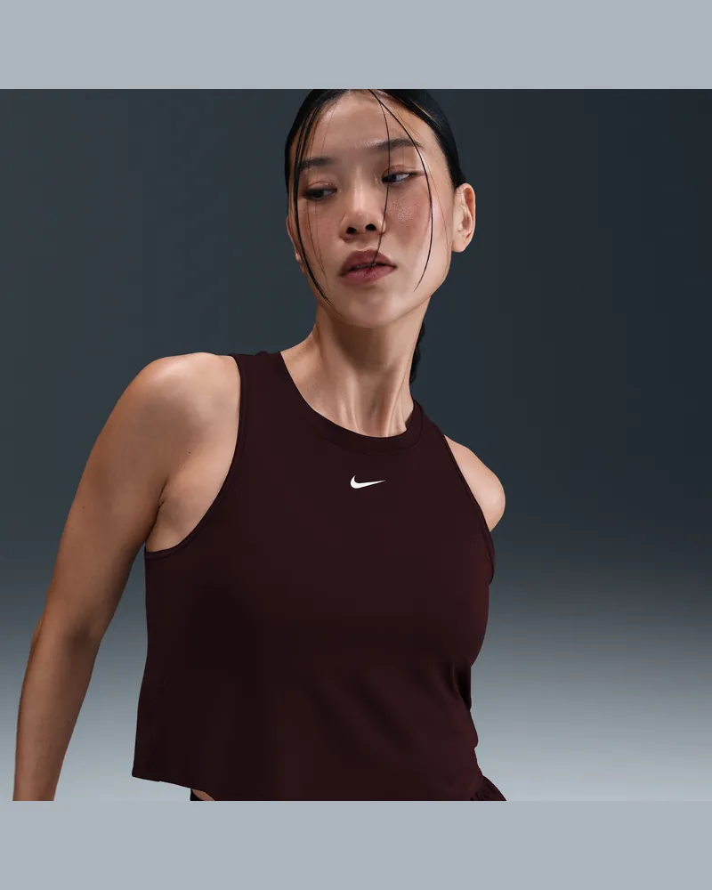 Nike One Classic Dri-FIT Kurztanktop für Damen - Rot Rot