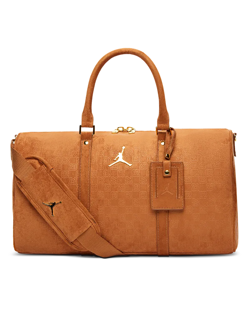 Jordan Monogram Sporttasche aus Kunstleder (25 l) - Braun Braun