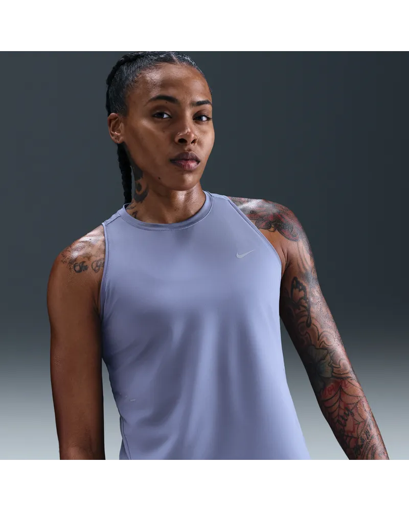 Nike Swift Dri-FIT-Lauf-Tanktop (Damen) - Blau Blau