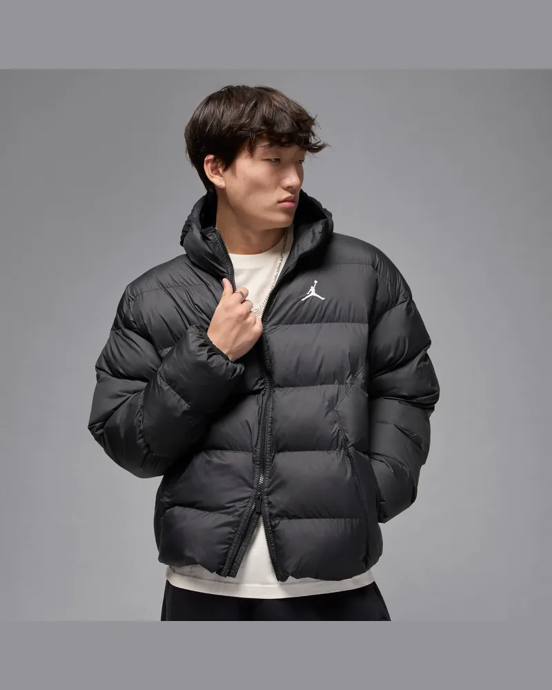 Jordan Brooklyn Therma-FIT Puffer-Jacke (Herren) - Schwarz Schwarz