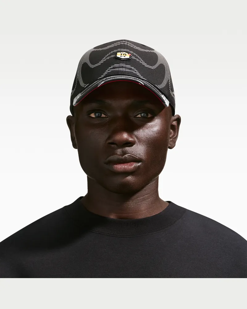 Nike Club strukturierte Cap - Schwarz Schwarz