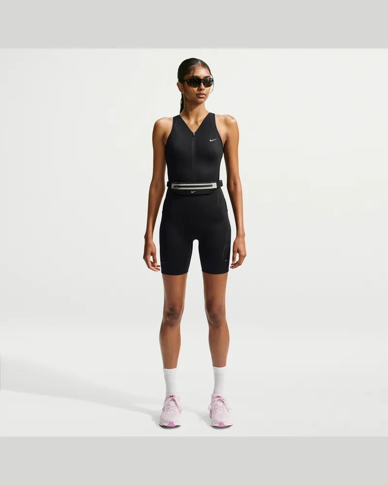 Nike Swift Dri-FIT Lauf-Bodysuit (Damen) - Schwarz Schwarz