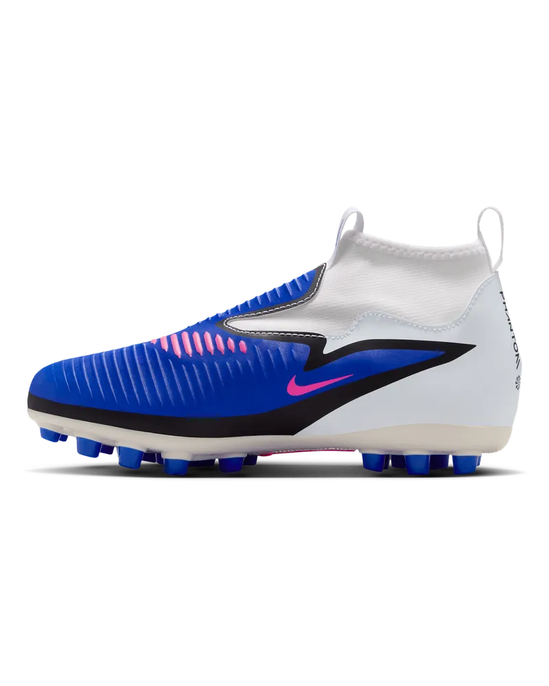 Nike Jr. Phantom 6 High Academy Fußballschuh für verschiedene Böden (ältere Kinder) - Blau Blau