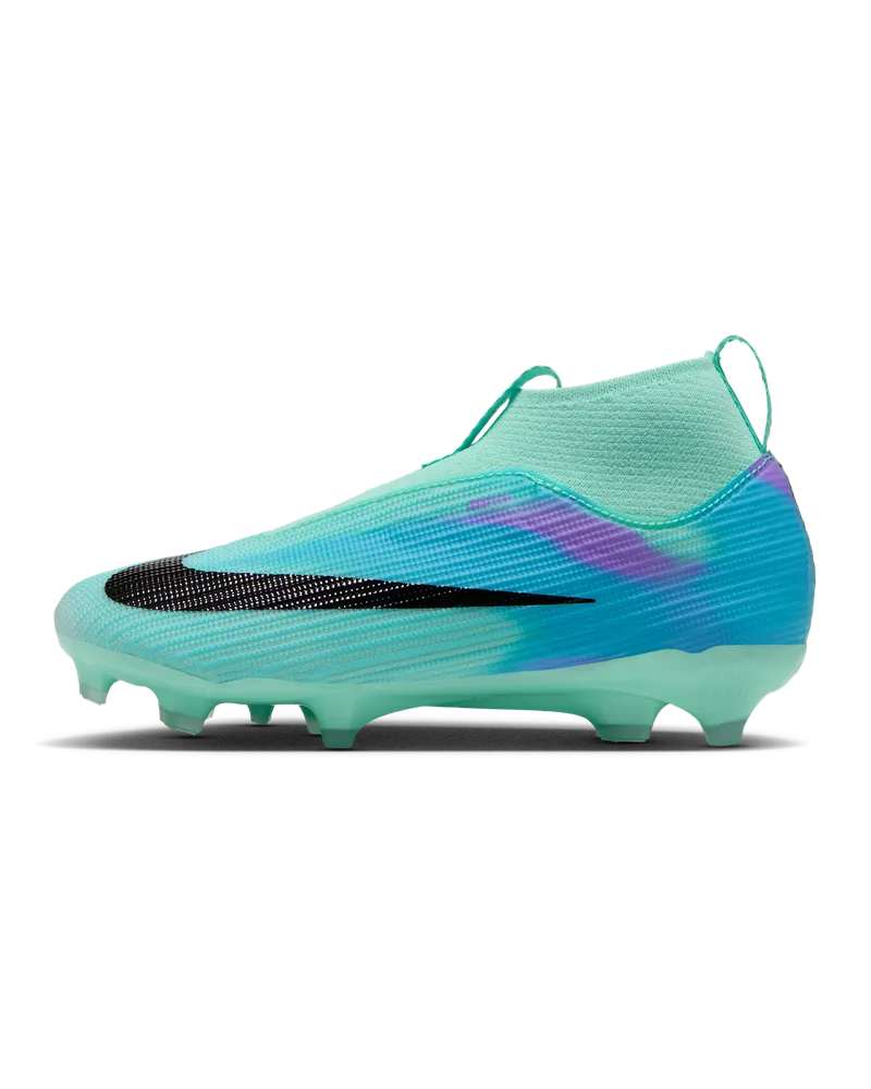 Nike Jr. Mercurial Superfly 11 Academy „Sam Kerr“ High-Top-Fußballschuh für verschiedene Böden (jüngere Kinder) - Grün Grün