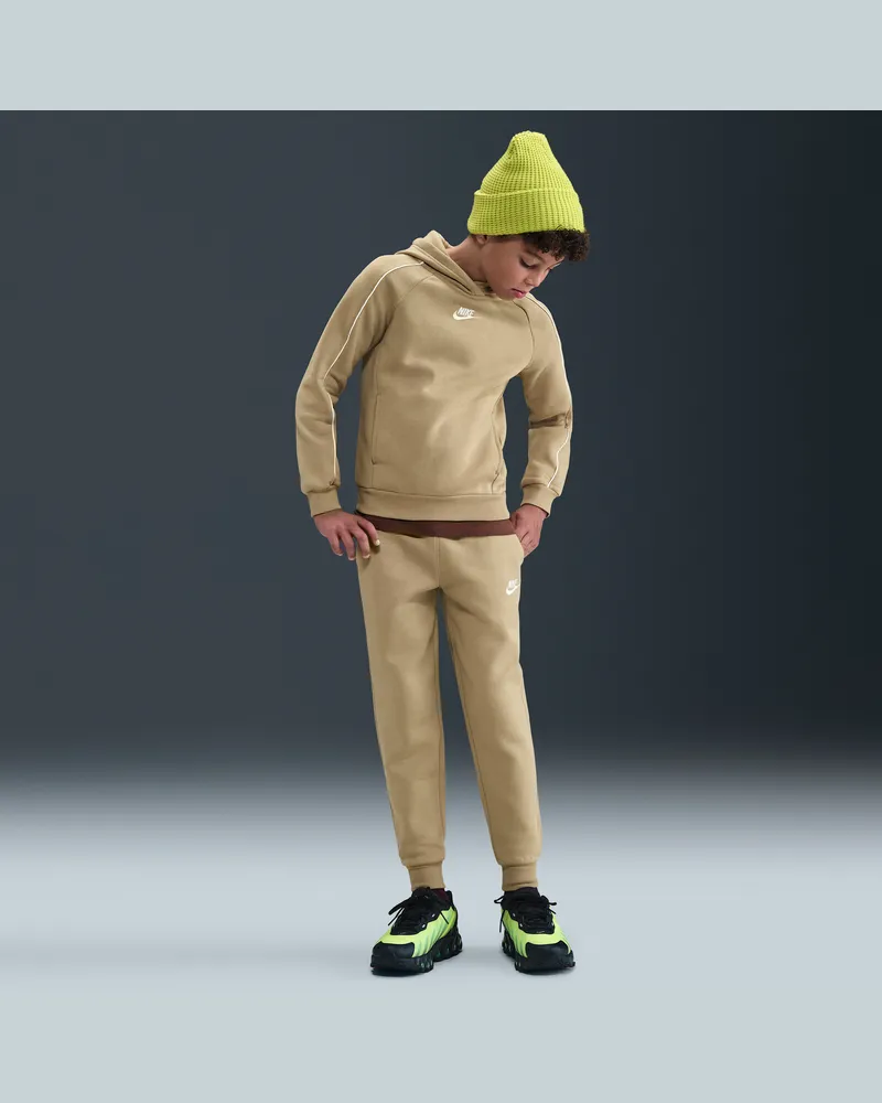 Nike Club Fleece Trainingsanzug mit Kapuze (ältere Kinder) - Braun Braun