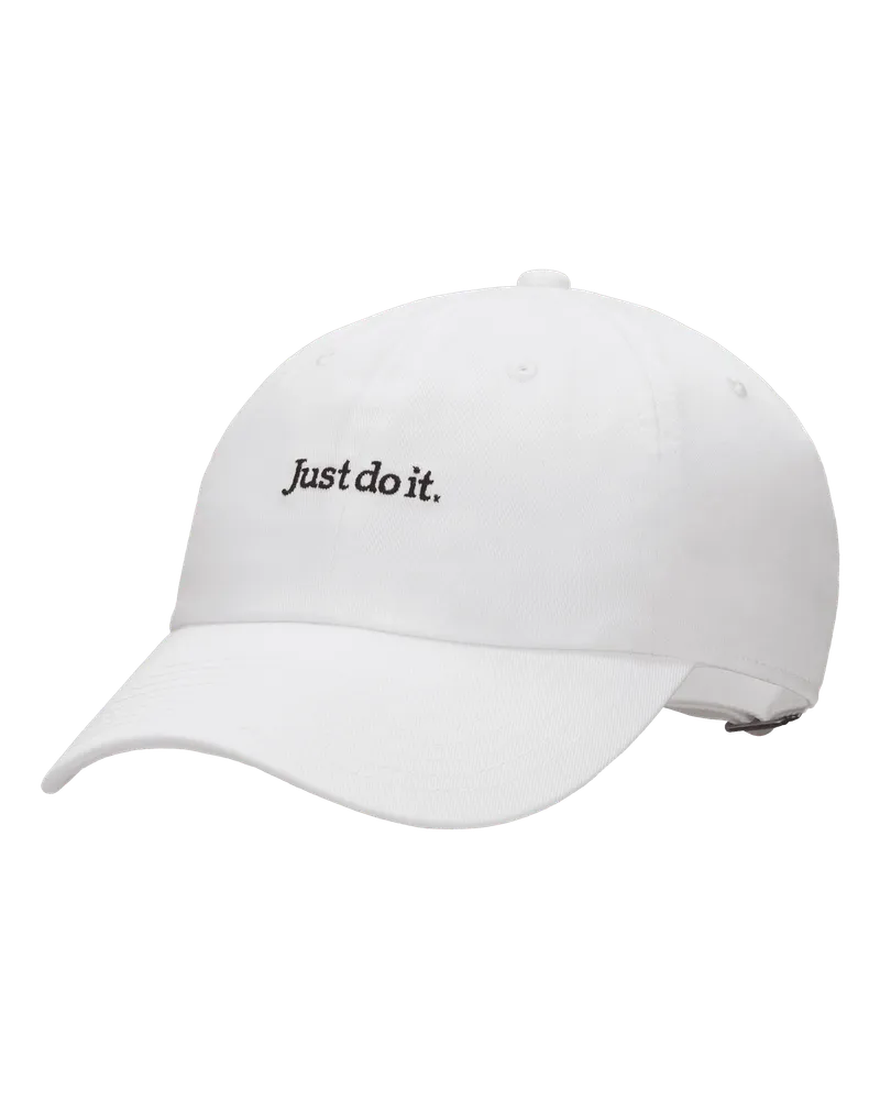 Nike Club unstrukturierte JDI Cap - Weiß Weiß