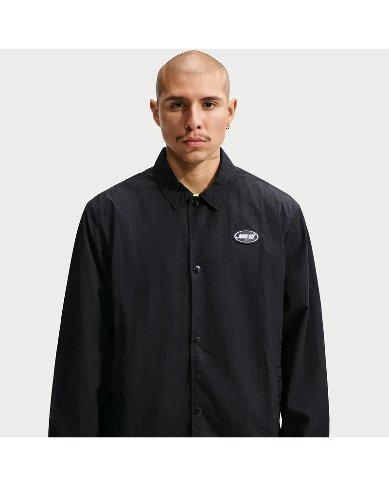 Nike SB Coaches-Skateboardjacke (Herren) - Schwarz Schwarz