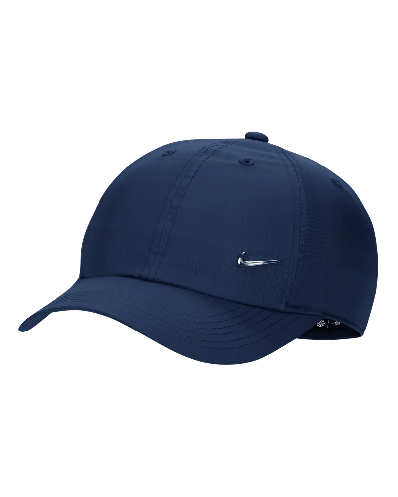 Nike Dri-FIT Club unstrukturierte Metall-Swoosh-Cap für Kinder - Blau Blau