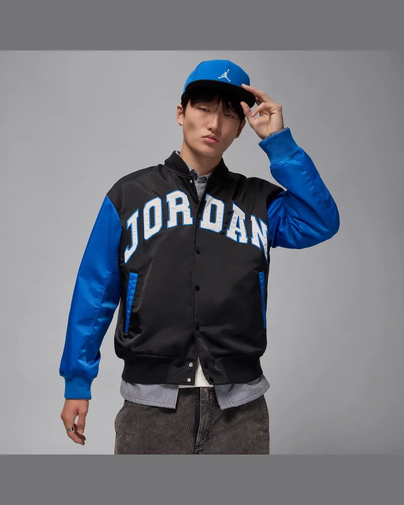 Jordan Brooklyn College-Jacke (Herren) - Schwarz Schwarz