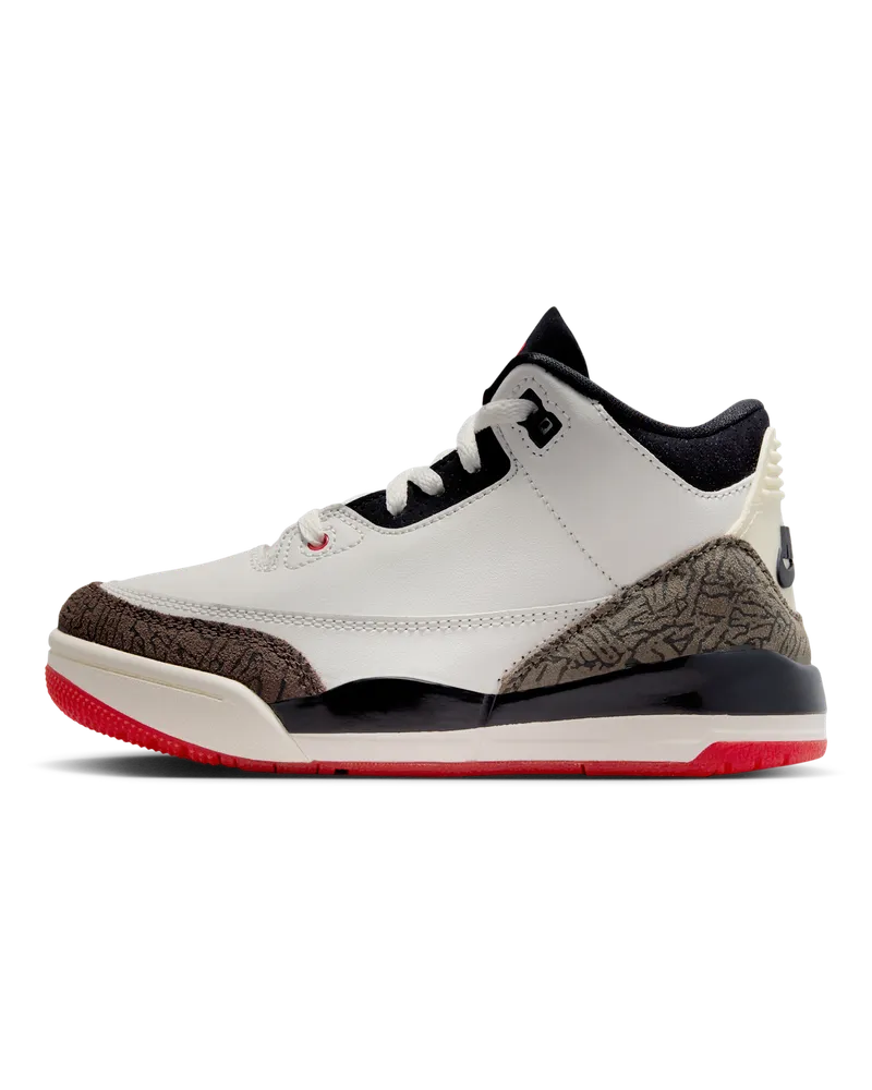 Jordan 3 "World's Best" Schuh (jüngere Kinder) - Weiß Weiß