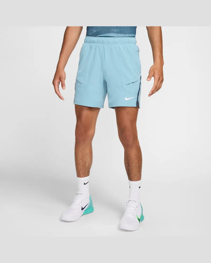 Nike Court Advantage Dri-FIT Tennisshorts für Herren (ca. 18 cm) - Blau Blau