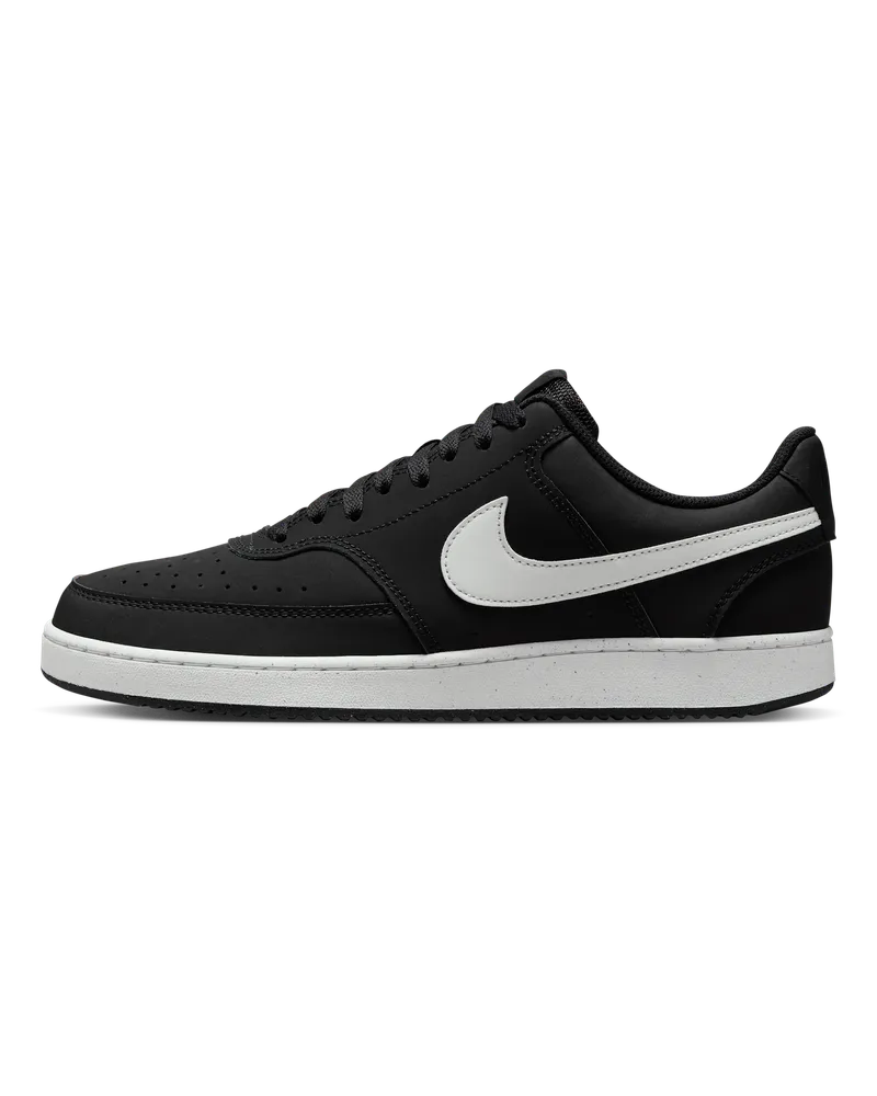 Nike Court Vision Low Herrenschuh - Schwarz Schwarz