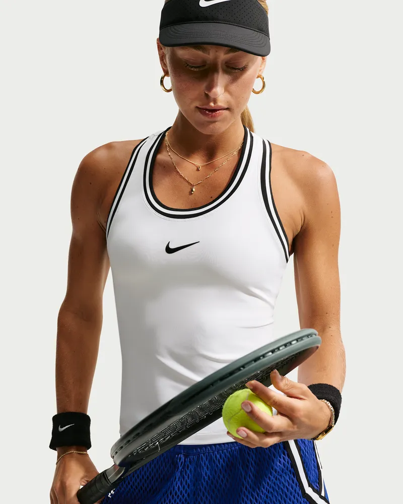 Nike Court Slam Damen-Tennistanktop - Weiß Weiß