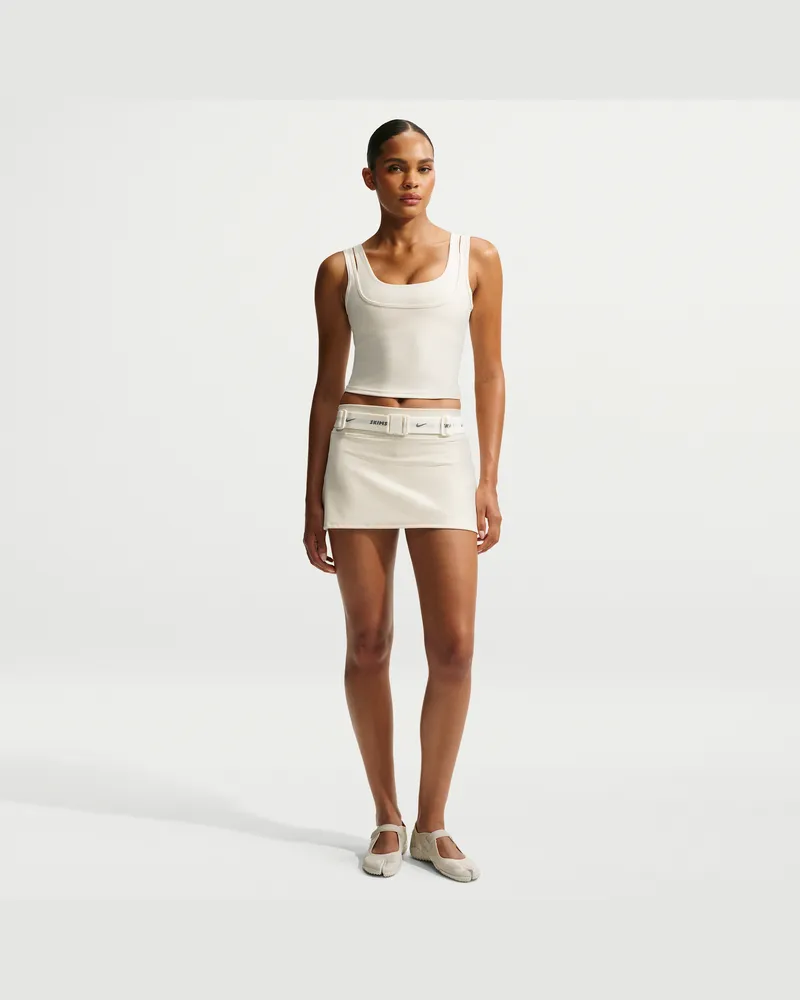 Nike SKIMS Matte Skort (Damen) - Weiß Weiß