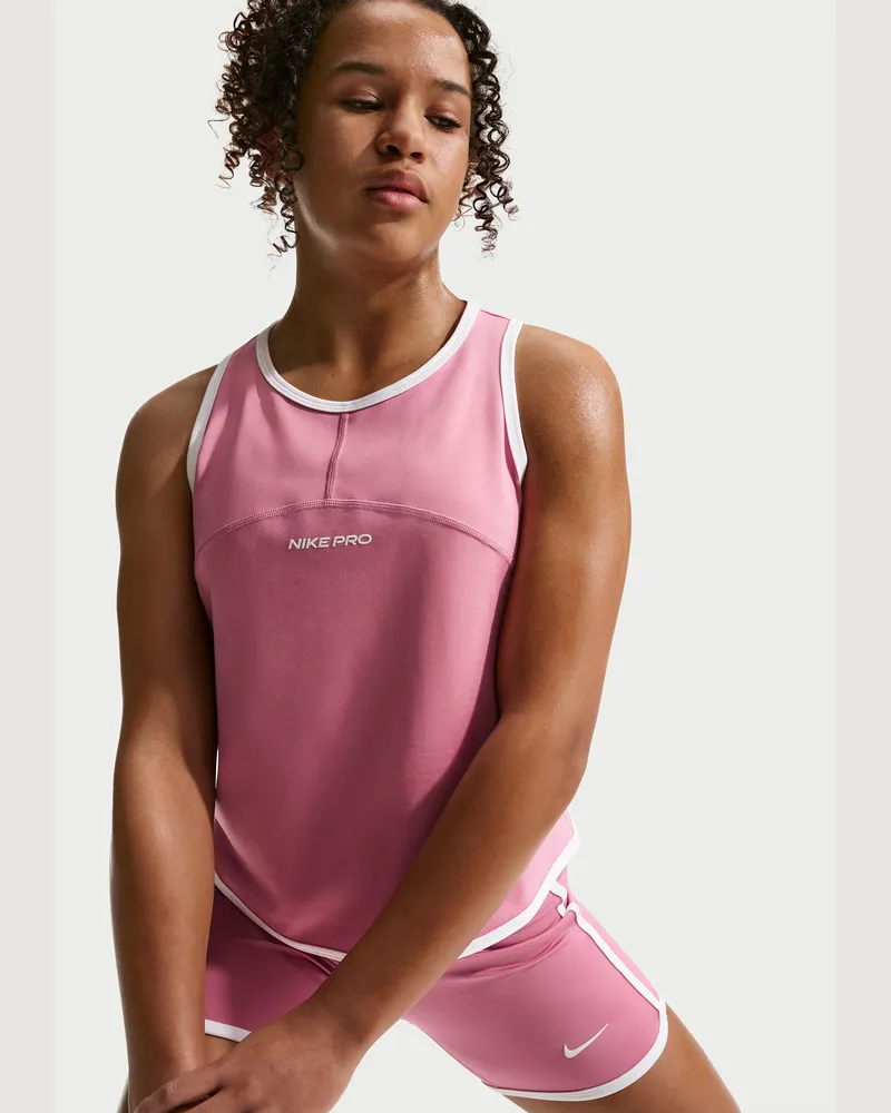 Nike Pro Dri-FIT-Tanktop (Mädchen) - Pink Pink