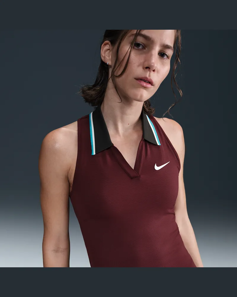 Nike Court Slam Dri-FIT Tennis-Tanktop (Damen) - Rot Rot
