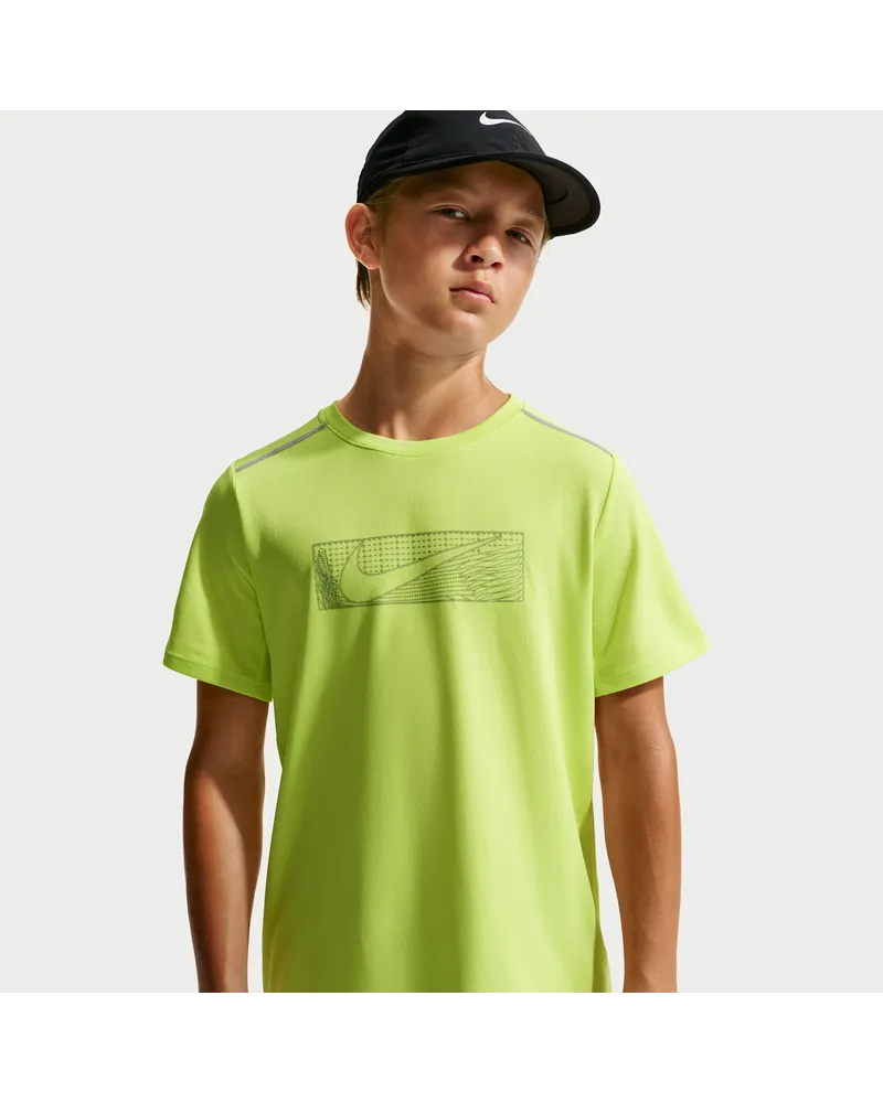 Nike Miler Kurzarmshirt (ältere Kinder, Jungen) - Gelb Gelb