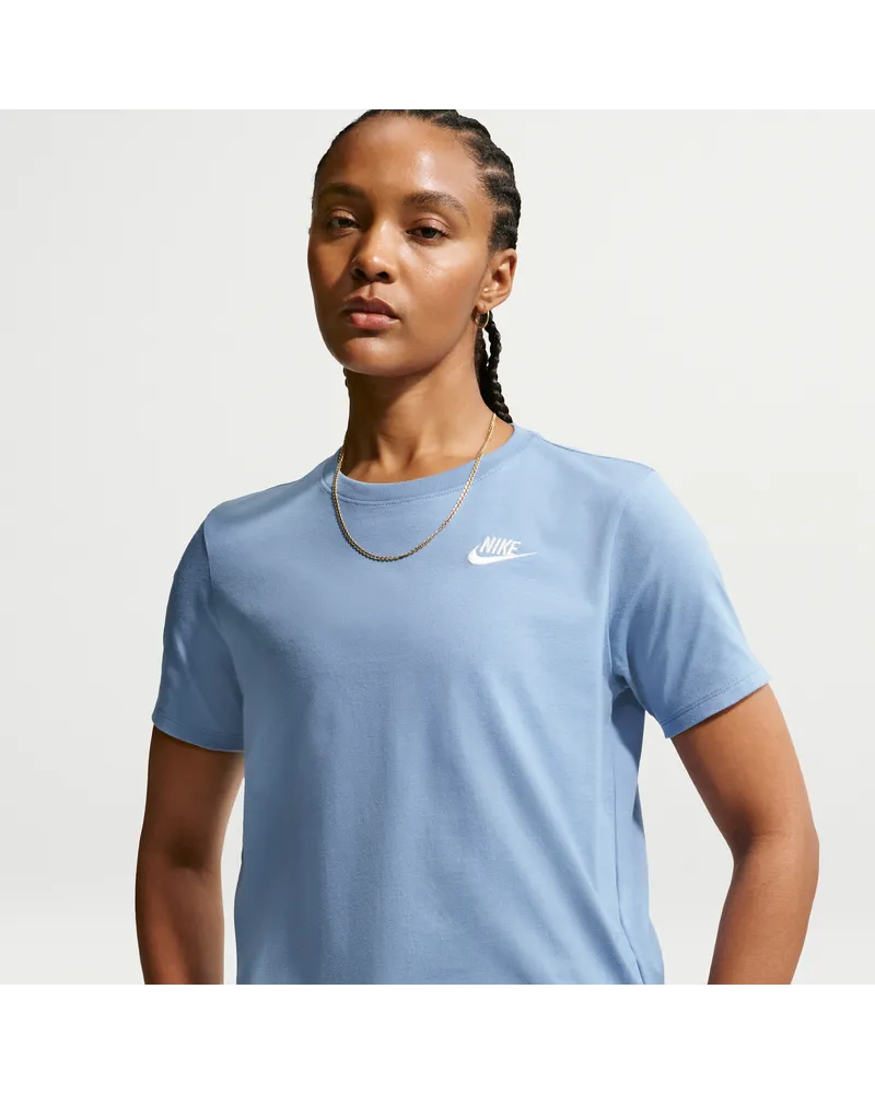 Nike Club Essentials Damen-T-Shirt - Blau Blau
