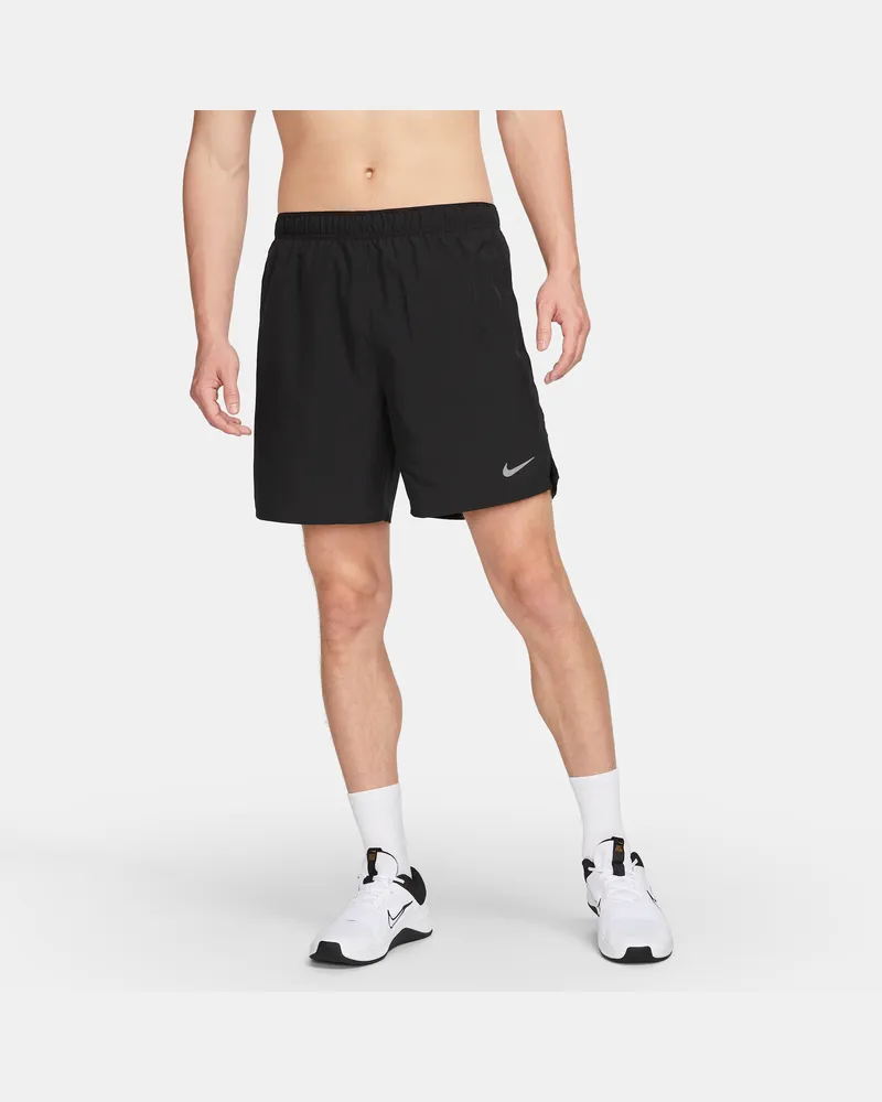 Nike Challenger Dri-FIT-Laufshorts mit Futter für Herren (ca. 18 cm) - Schwarz Schwarz