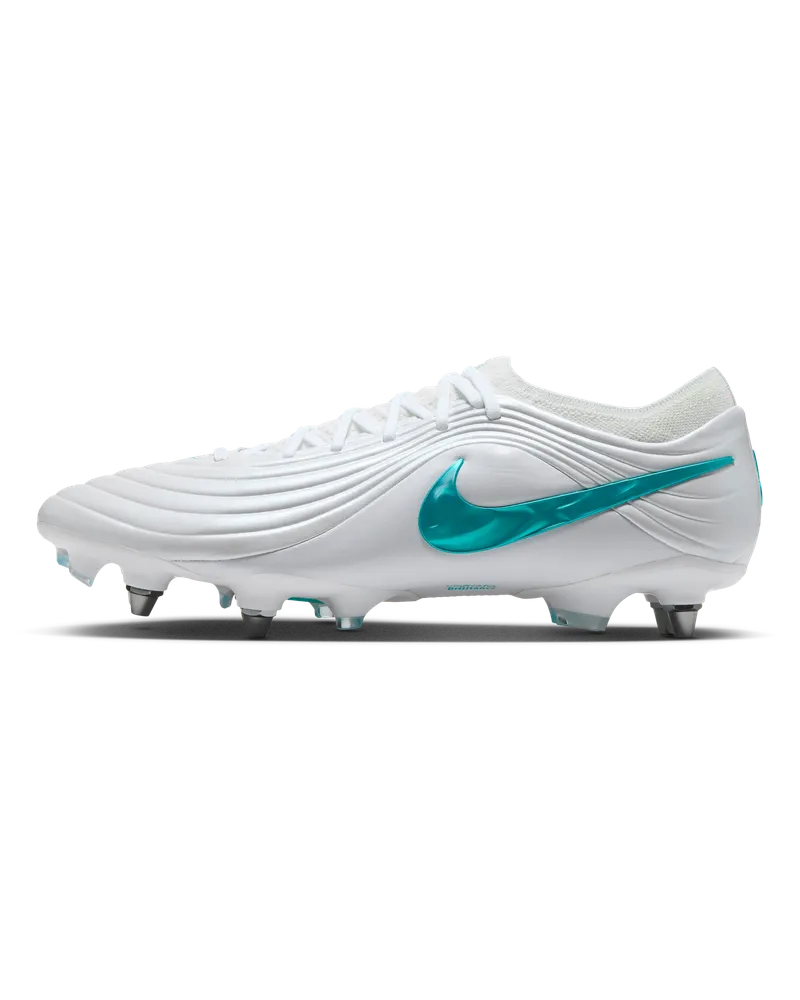 Nike Tiempo Maestro Elite Low Top Fußballschuh für weichen Rasen - Weiß Weiß