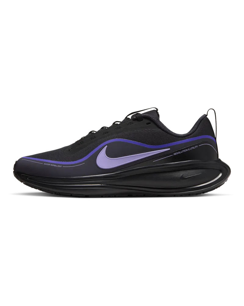 Nike Revolution 8 Utility Straßenlaufschuh (Damen) - Schwarz Schwarz