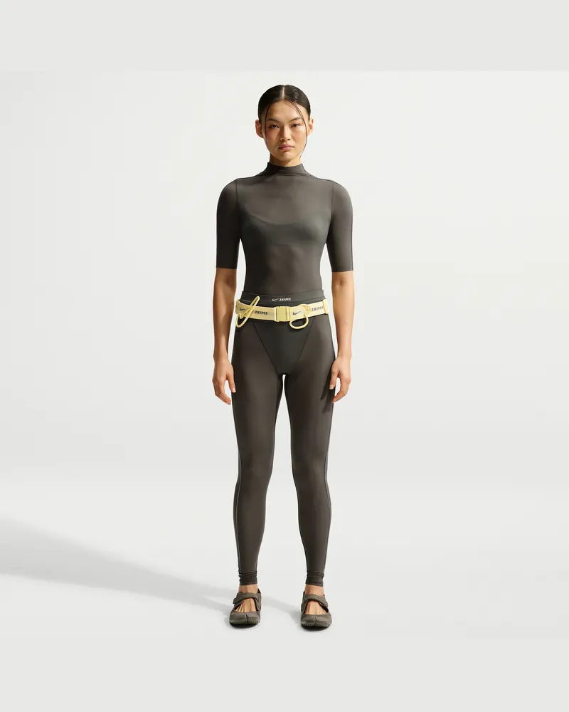 Nike SKIMS Weightless Leggings mit hohem Bund und V-Panel (Damen) - Schwarz Schwarz
